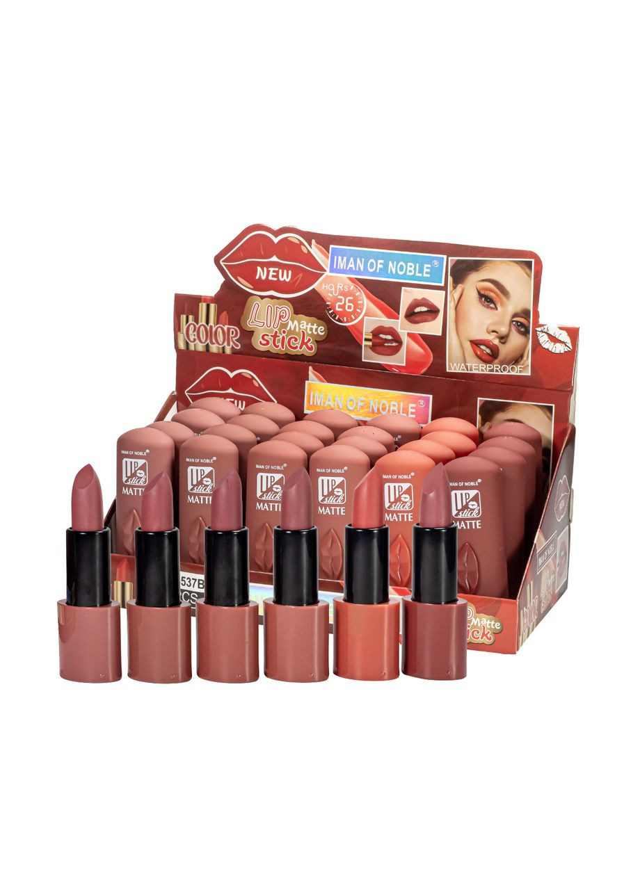 Набір матових помад для губ, 24 шт 8537B Iman Of Noble (367991237)