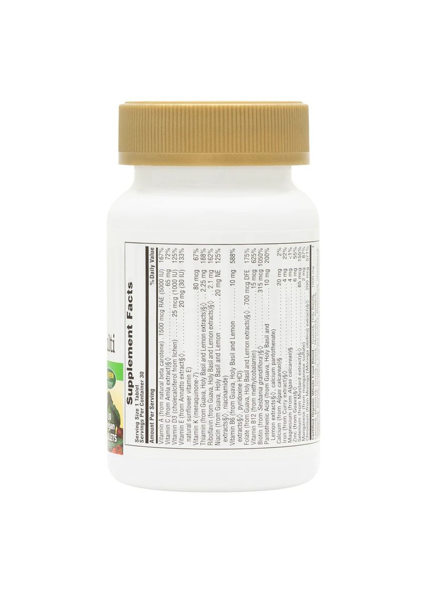 Органічні Щоденні Мультивітаміни для Жінок, Source of Life Garden,, 30 таблеток Natures Plus (326054225)