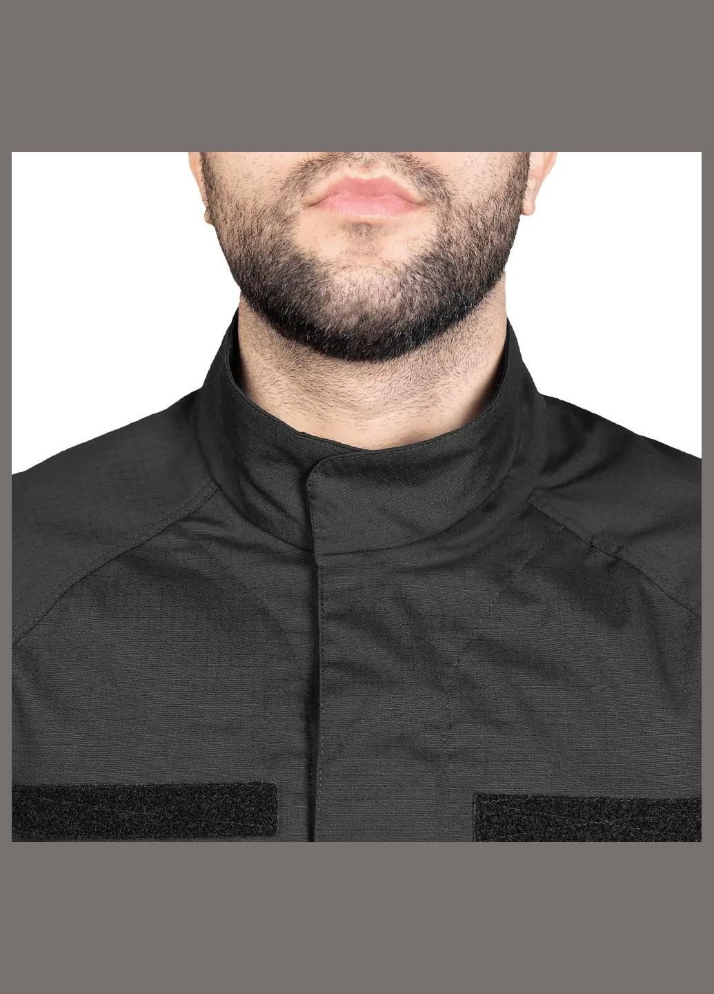 Черная тактическая рубашка cg blitz 2.0 Camotec