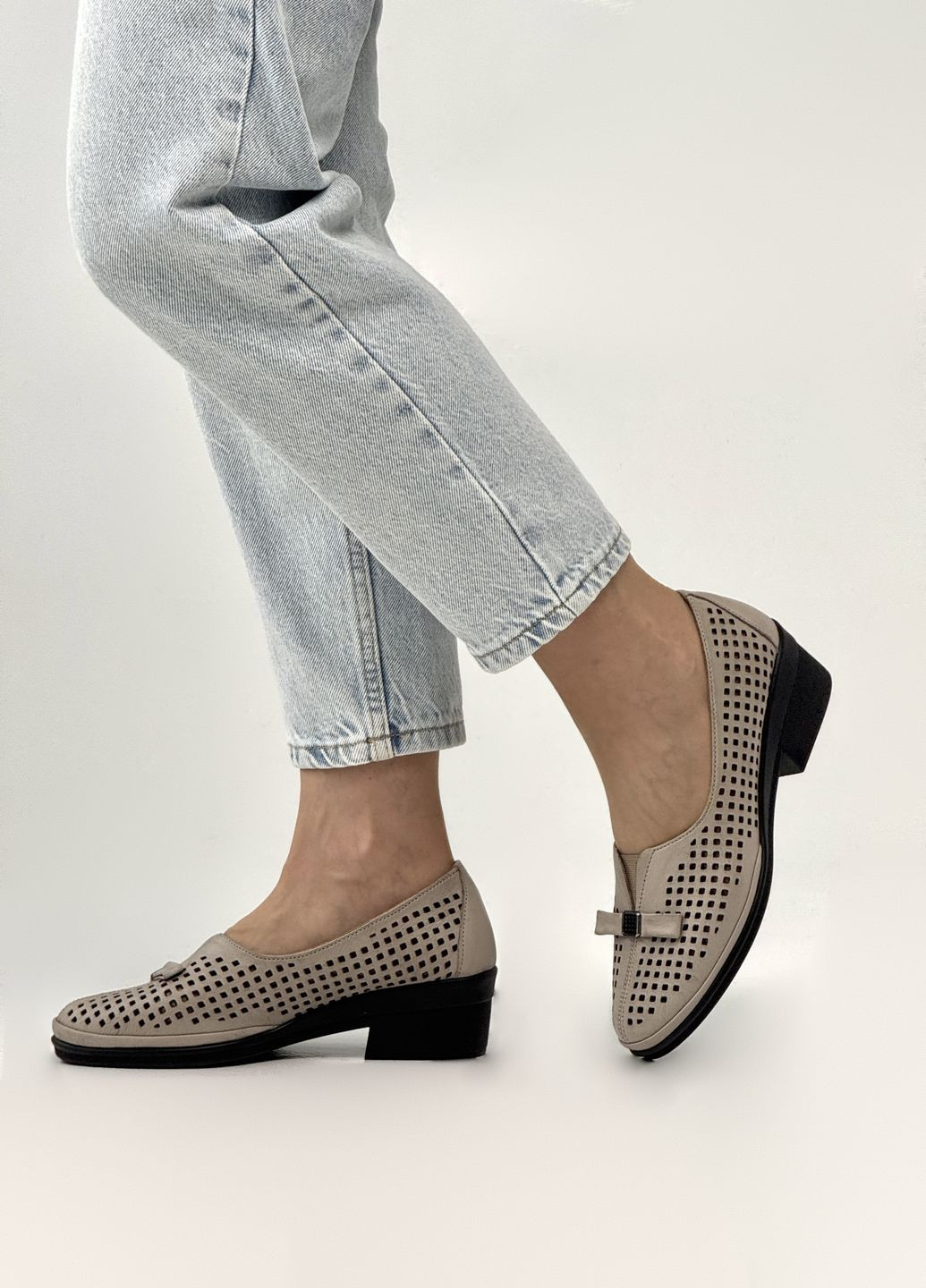 Sherlock Soon Туфли женские кожаные на полную ногу кофейный з натуральная кожа, турция — демисезон (330751466)