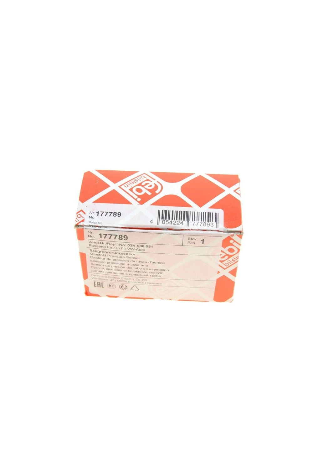Датчик температуры впуска воздуха VW Crafter 30-50/T5/T6 2.0TDI 11 177789 UA63 Febi Bilstein (360486189)