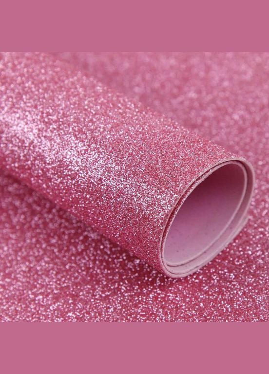 Фоаміран EVA з глітером, 20х30 см, рожевий No Brand (341731001)