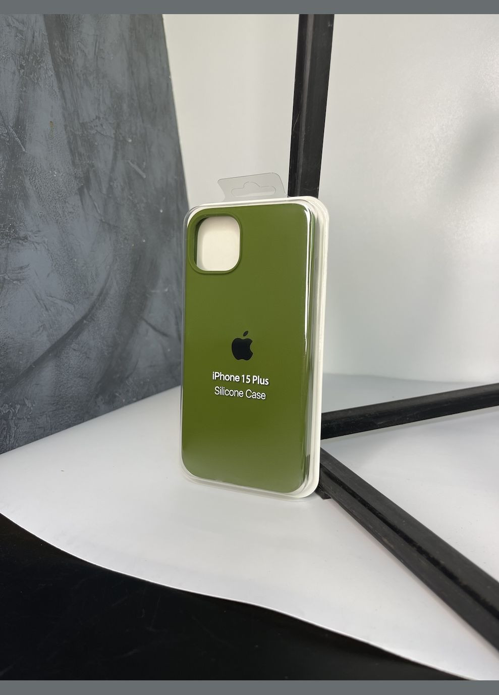 Чохол на iPhone 15 відкрита камера, закритий низ silicone case на apple айфон Brand iphone15plus (294092130)