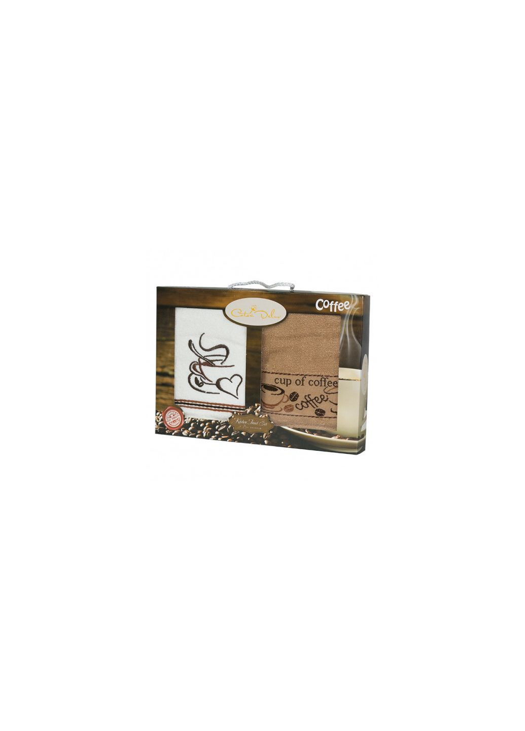 Gursan набір рушників кухонних — 40*60 (2 шт) кава-02 бежевий виробництво -