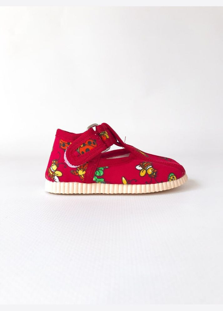 Текстильні капці 18 р 12 см червоний артикул П51 Берегиня (294206458)