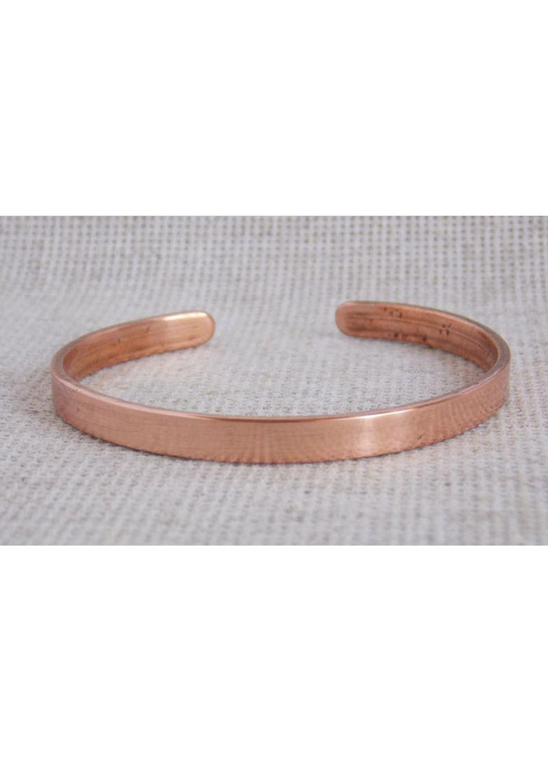 Мідний браслет гладка висота 6 мм 170 No Brand (364202403)