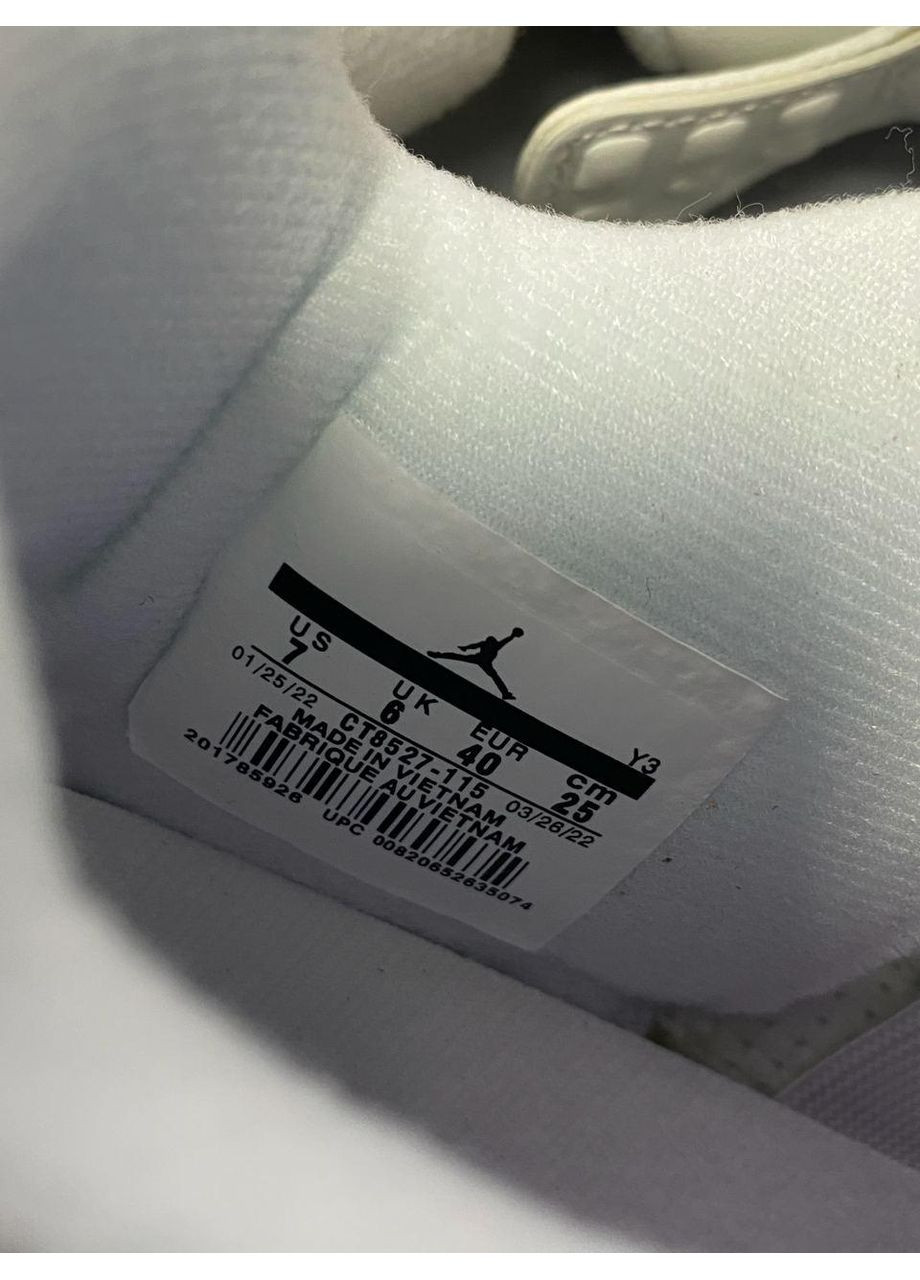 КРОСІВКИ ЖІНОЧІ NIKE AIR JORDAN 4 RETRO METALLIC PURPLE НАЙК АІР ДЖОРДАН No Brand білі демісезони (367168621)