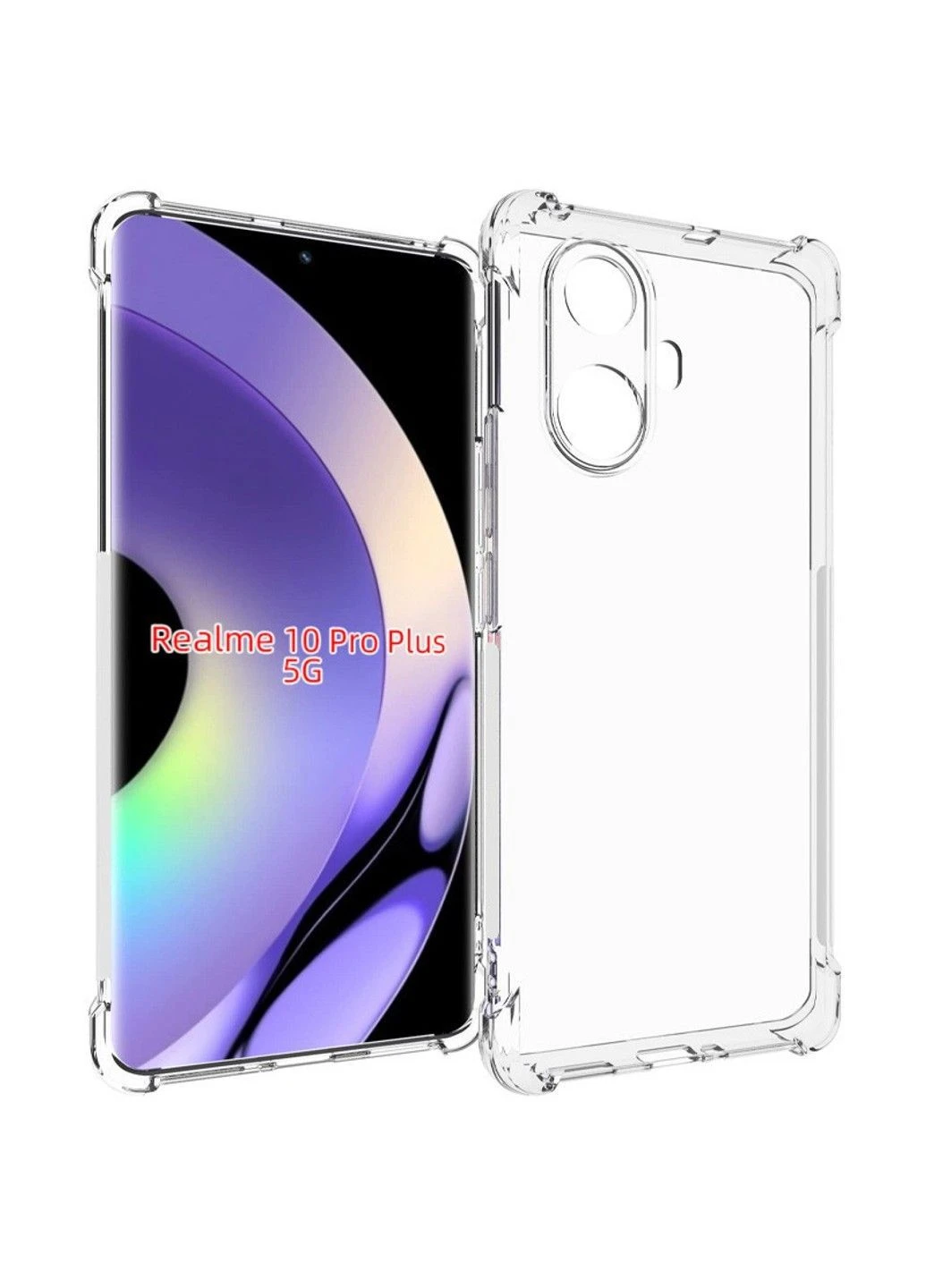 TPU чехол Ease усиленные углы Full Camera для Realme 10 Pro+ Getman (383816589)