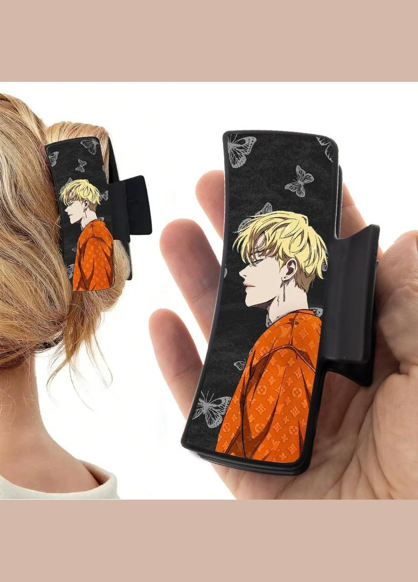 Заколка крабик для волосся Аніме Вітроломи #0006 чорний No Brand (315630966)