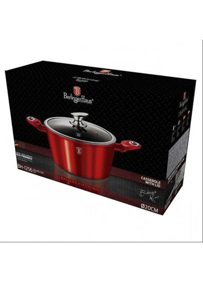 Кастрюля с крышкой Metallic Line Burgundy Edition 6.1 л арт. BH 1258N Berlinger Haus (361964953)