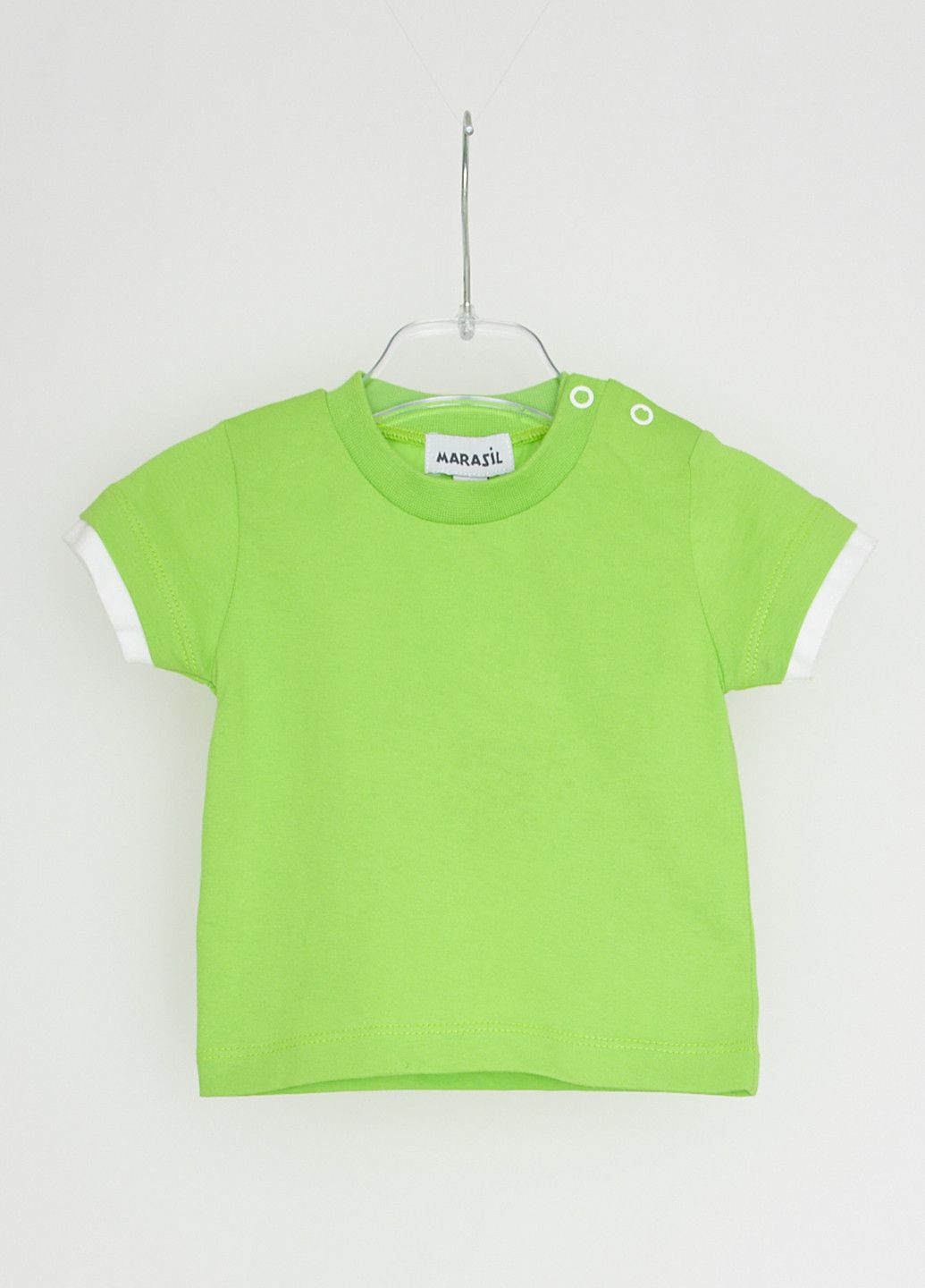 Зелена літня футболка зелений Marasil