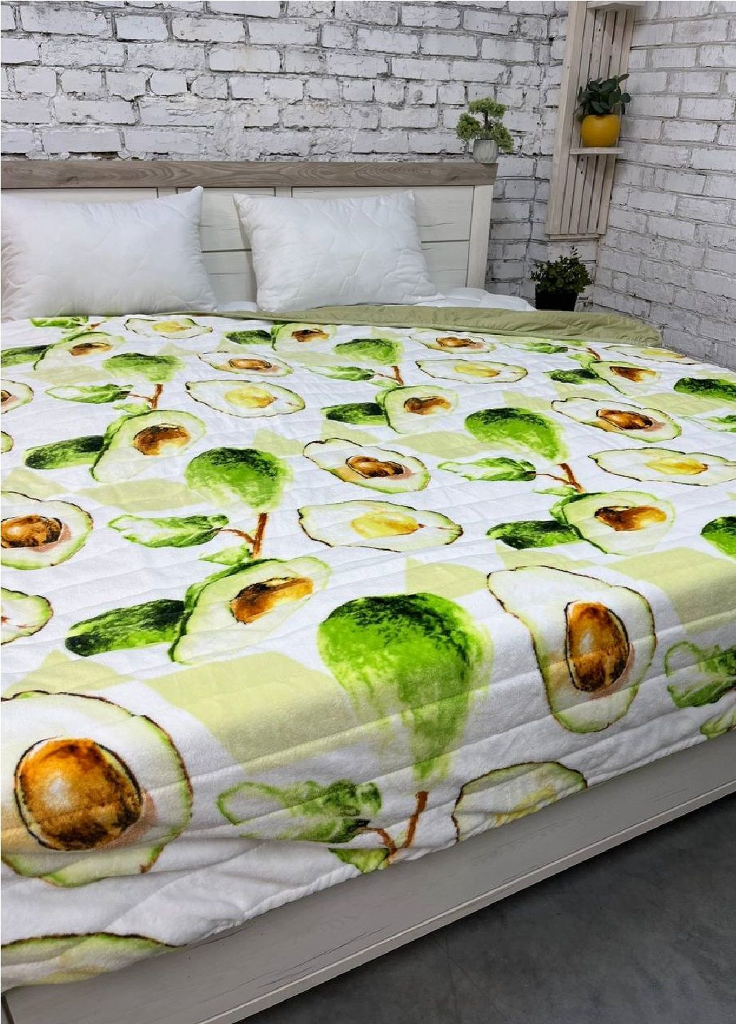 Стеганое флисовое покрывало семейное Vishnya (315024072)