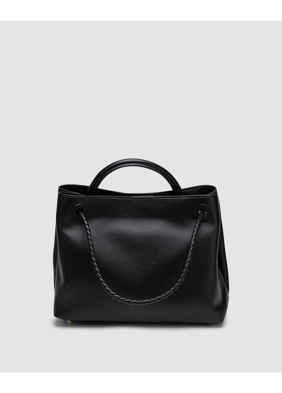 Сумка жіноча Andiamo Medium Leather Tote Bag in Black No Brand (355343388)
