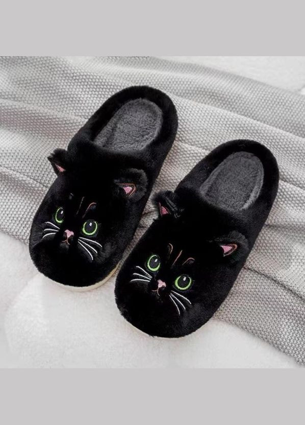 Тапочки милі та м'які Котики. Кімнатні тапочки іграшки. No Brand (305831059)