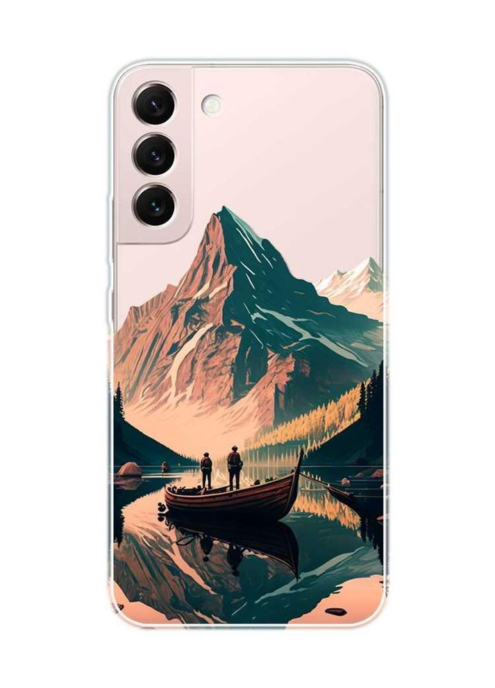 Прозорий чохол на Samsung Galaxy S22:: Човен. Пейзаж (принт 246) Creative (360659681)