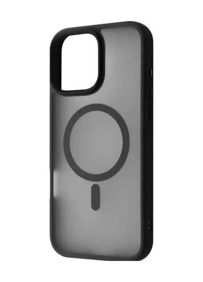 Чохол Matte Insane Case with MagSafeg iPhone 16 Pro (black) Wave (360426163)
