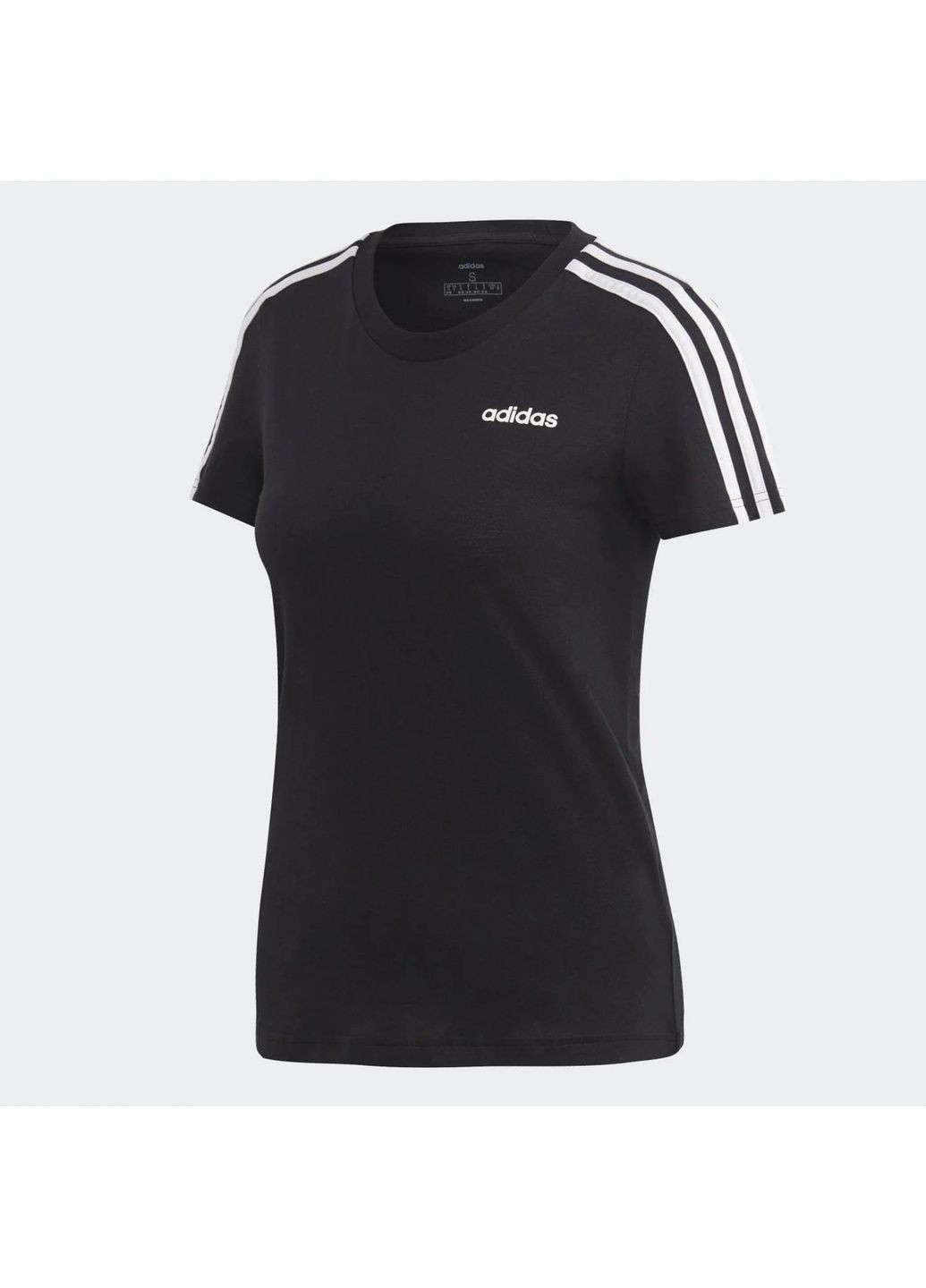 Футболка жіноча Essentials 3-Stripes Black DP2362 adidas - (365961264)