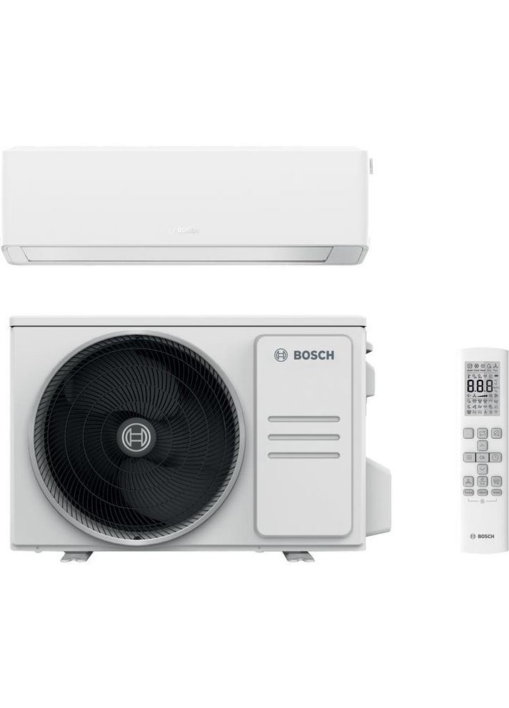 Кондиціонер 7733703120 Climate 7000i 35м2 інвертор 12000BTU 3.4кВт A+++/A+++ -30°С Wi-Fi R32 білий Bosch (363320954)