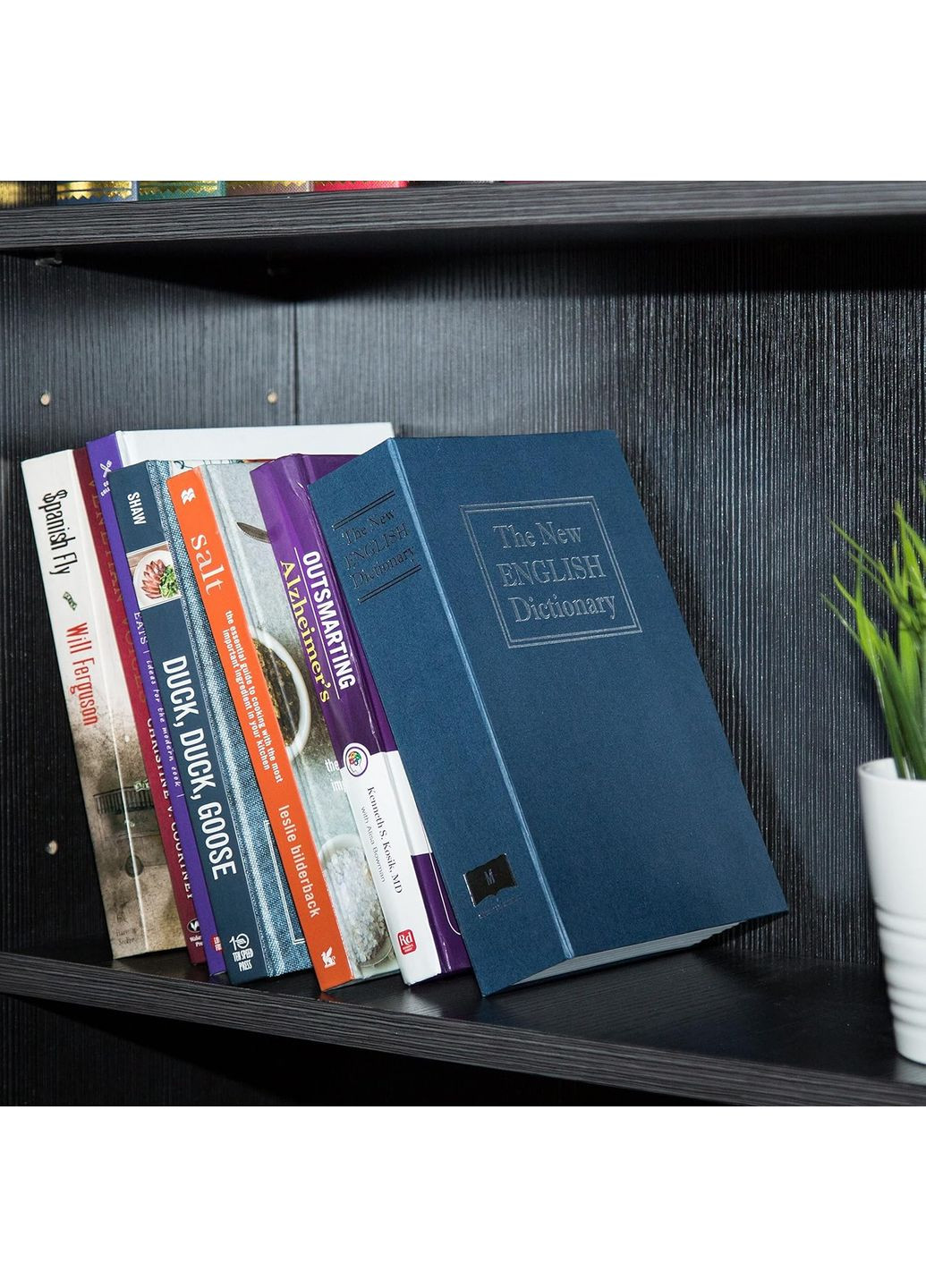 Книга сейф с кодовым замком синя для хранения денег и ценностей ProDobro (365441541)