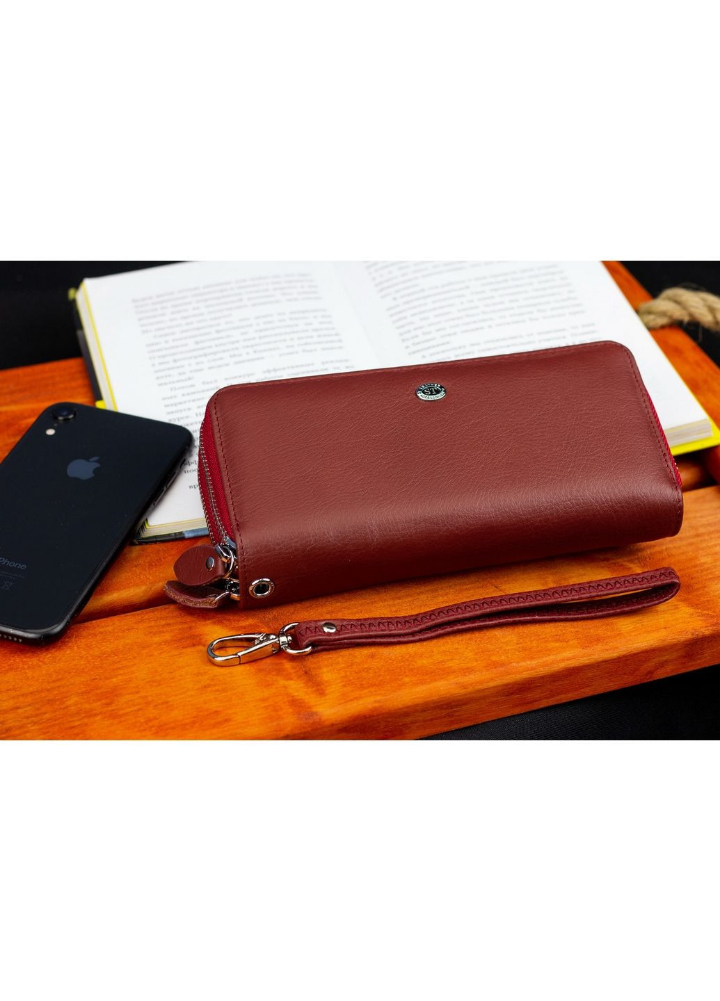 Кожаный женский кошелек st leather (288183741)