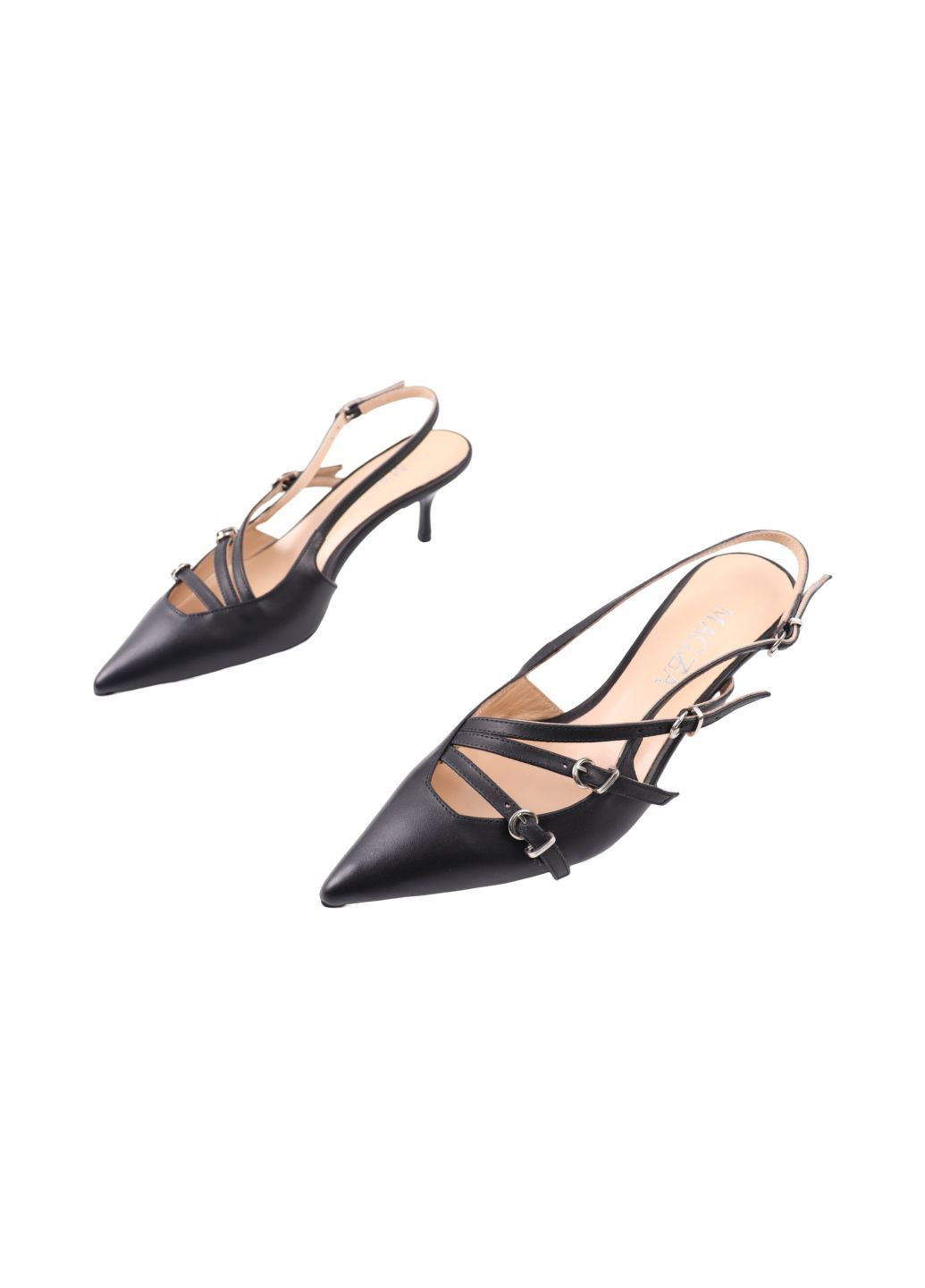 Magza Туфлі жіночі чорні натуральна шкіра чорний з, туреччина — (296568823)