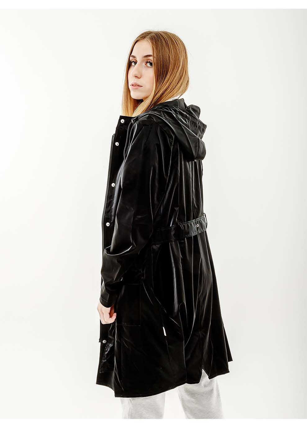 Черная демисезонная женская куртка jackets черный Rains