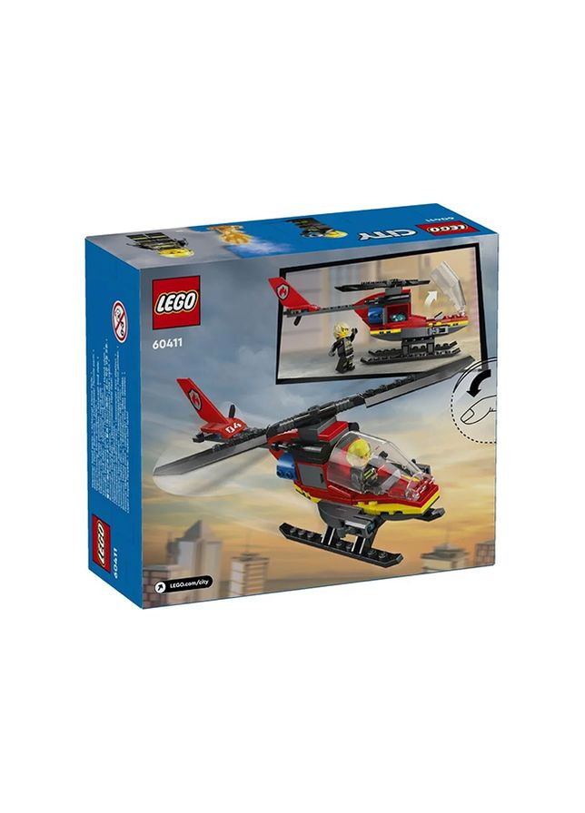 Конструктор - Пожежний рятувальний гелікоптер колір різнокольоровий ЦБ-00241966 Lego (282818321)