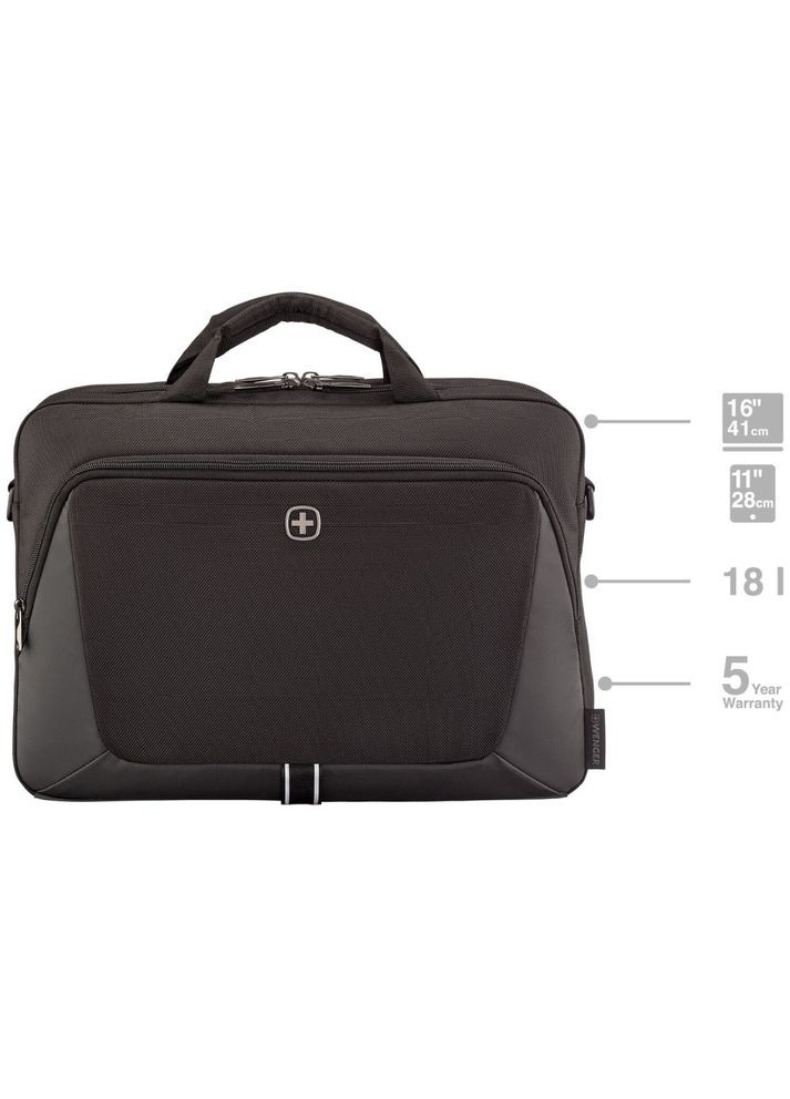 Сумка для ноутбука XE Brief 16" чорна (653300) Wenger (322911014)