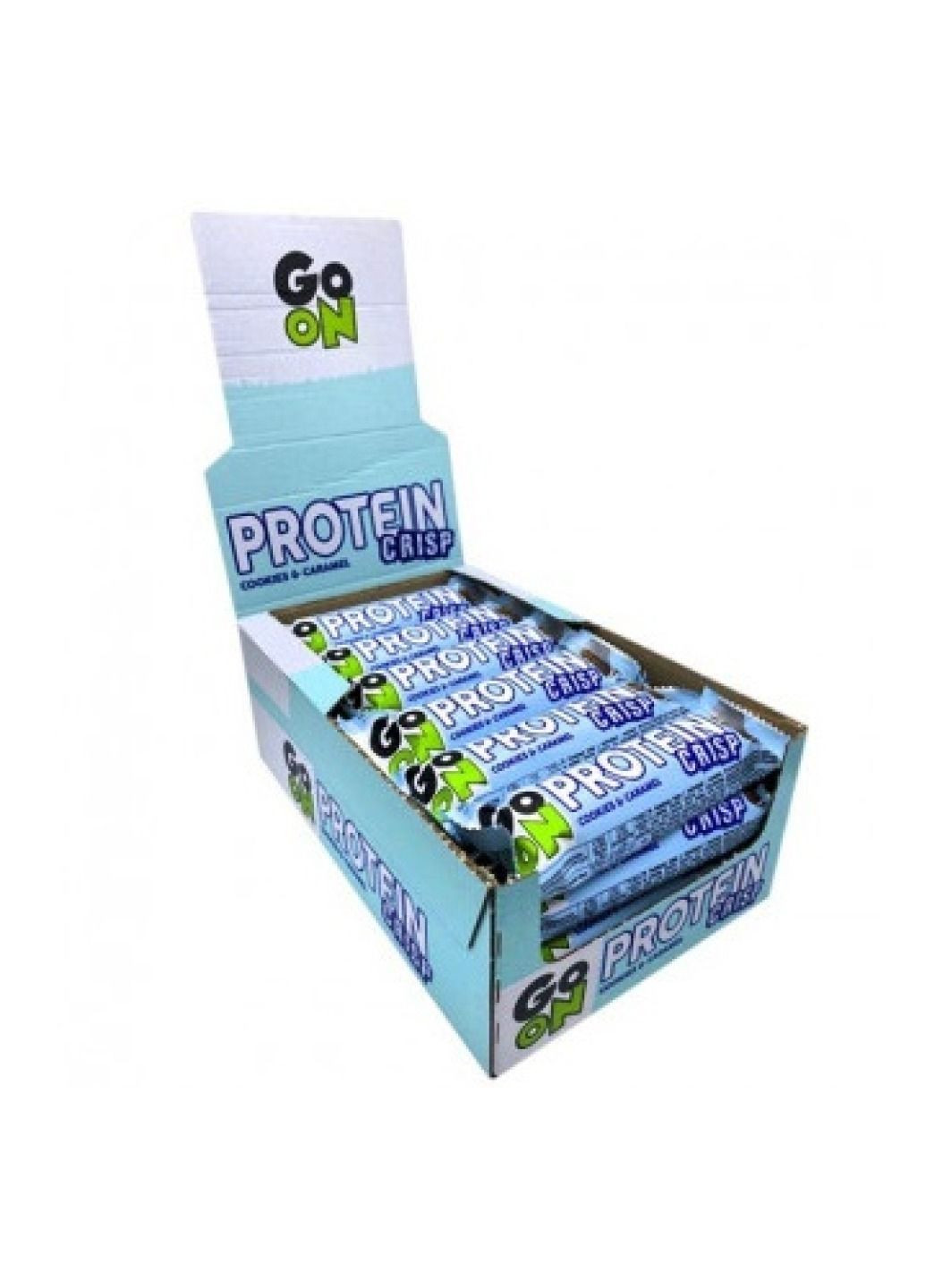 Протеиновые батончики GoOn Crisp Bar - 24x50g with Cookie Caramel Go On Nutrition (281087514)