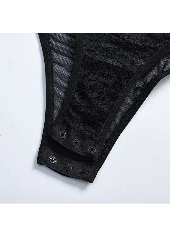 Мереживний боді, є кнопки в зоні паху та кісточки в чашках. Мереживний боді прозорий на широких бретелях China (360861636)