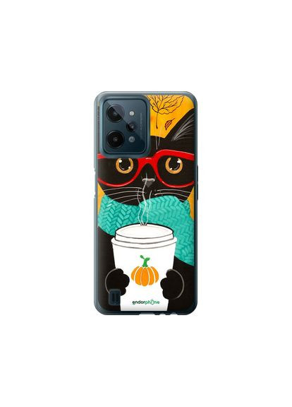 Чохол на Realme C31 Осінній кіт "4026u-2593-2448" Endorphone (365810620)