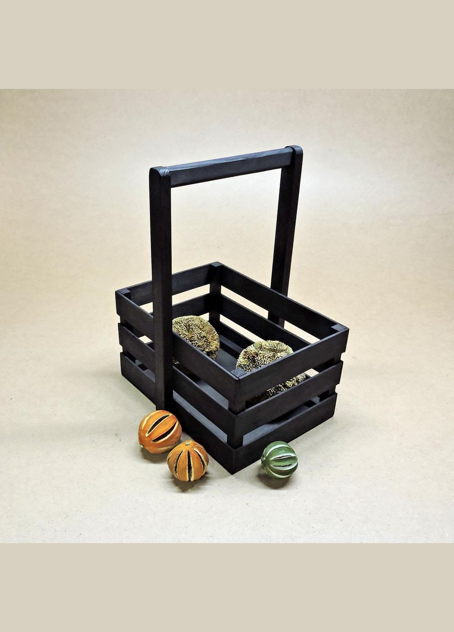 Подарочная корзинка из дерева Шелли 18х30 венге (ПДК-0022312) No Brand (328912206)