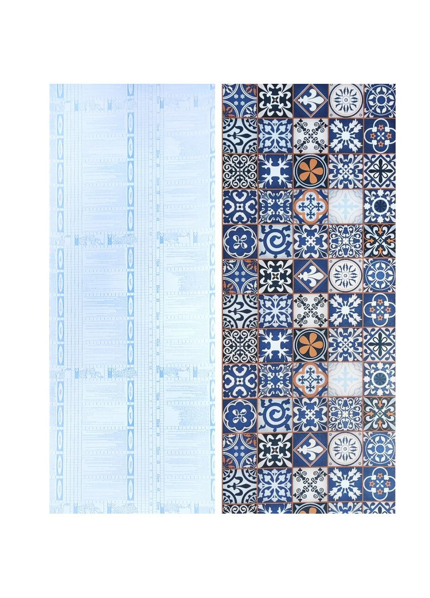 Самоклеящаяся пленка синий орнамент 0,45х10м SW-00001208 Sticker Wall (316187247)