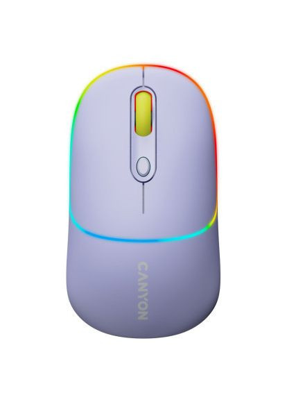 Мышка (CNS-CMSW22ML) Canyon MW-22 Dual Band RGB Wireless Mountain Lavender (367592593)