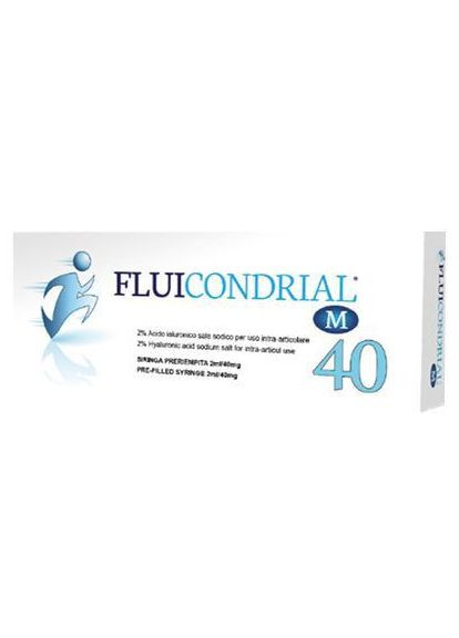 Гіалуронова кислота для суглобів, Флуікондріал, FLUICONDRIAL M 40 мг/2 мл 2%, 1 шт No Brand (368852029)