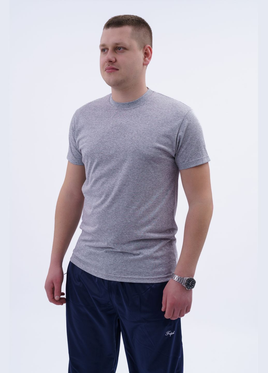 Світло-сіра чоловічі футболки Ut