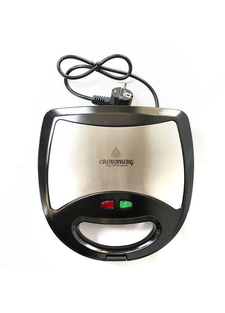 Мультимейкер 4в1 CB-1074 электрическая вафельница орешница сэндвичница бутербродница бельгийская Crownberg (297331171)