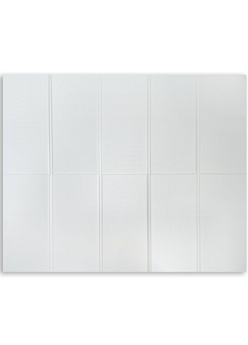 Дитячий складний термокилимок однотонний 2000х1500х10мм Білий (296) SW-00001188 Sticker Wall (329896134)