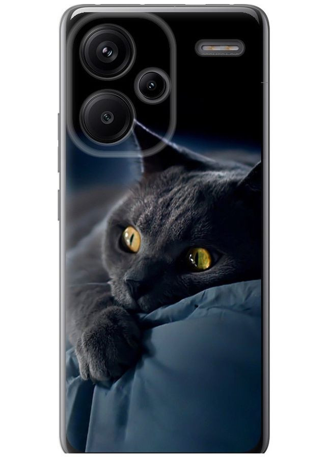 Силиконовый чехол 'Дымчатый кот' для Endorphone Xiaomi Redmi Note 13 Pro Plus 5g (340278962)