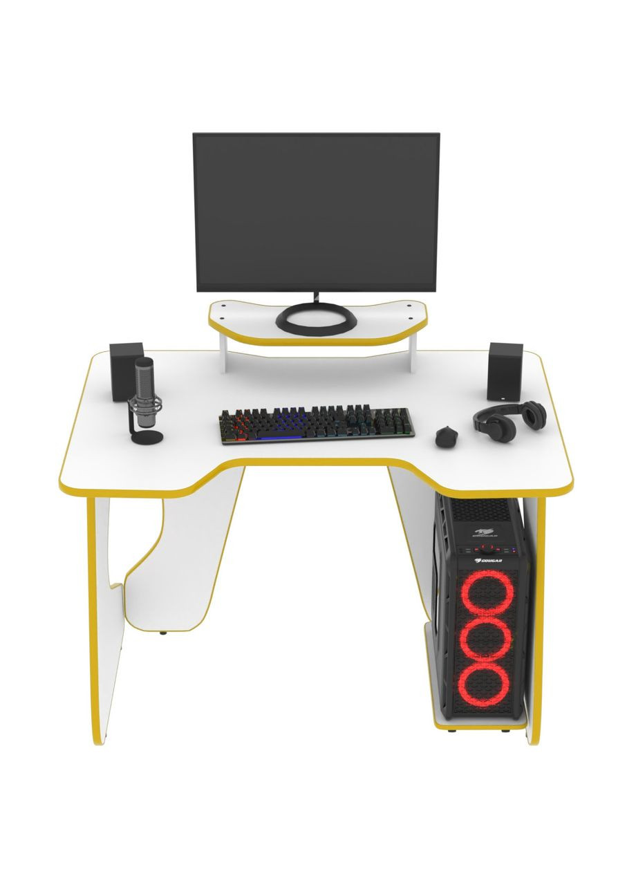 Комьпютерний стіл Геймерський стіл із міні надбудовою для екрану Liga (130 см) ЛДСП No Brand (353497821)