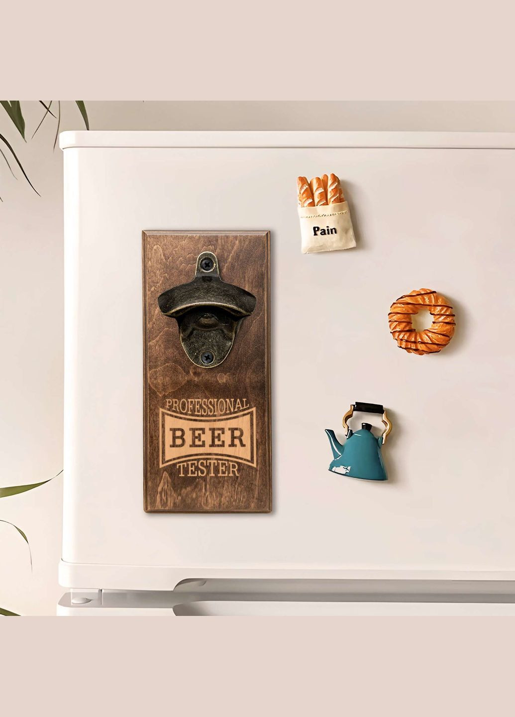 Відкривачка для пляшок "Professional beer tester" (BD-OB-12), світла BeriDari (355372256)