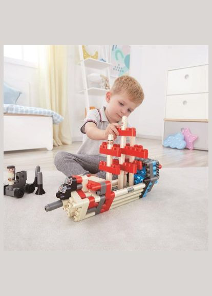 Конструктор Приключенческая ракета 138 деталей (760025) PolyM Пригодницька ракета 138 деталей (368563990)