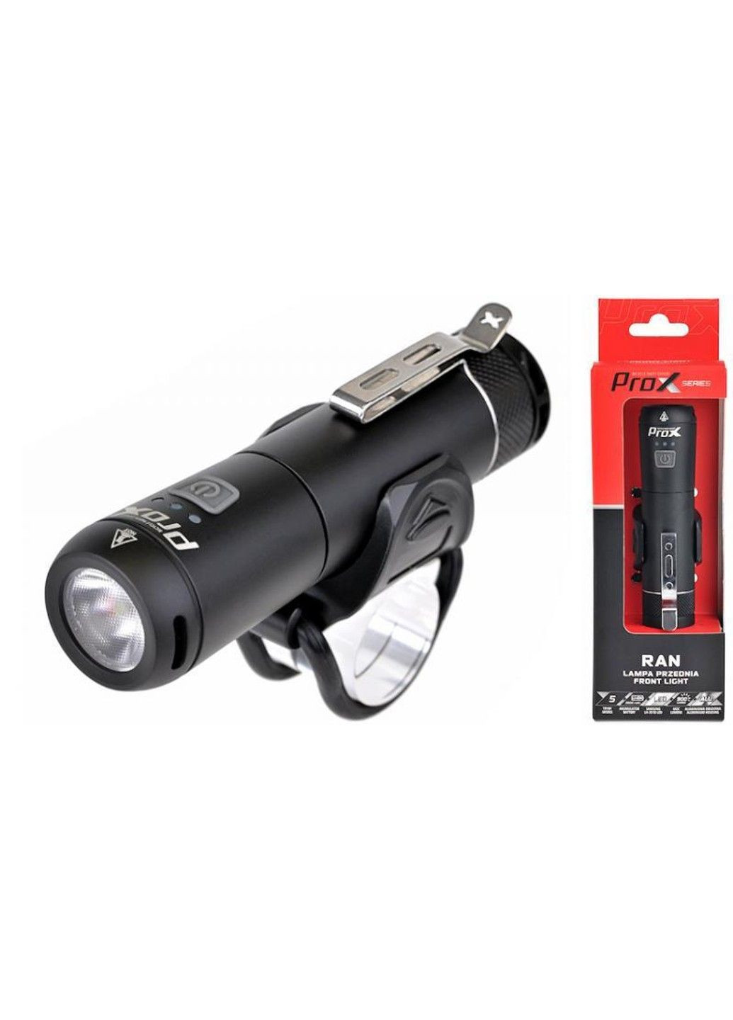 Фара передня Run 900Lm 2600mAh USB-C ProX (353850462)