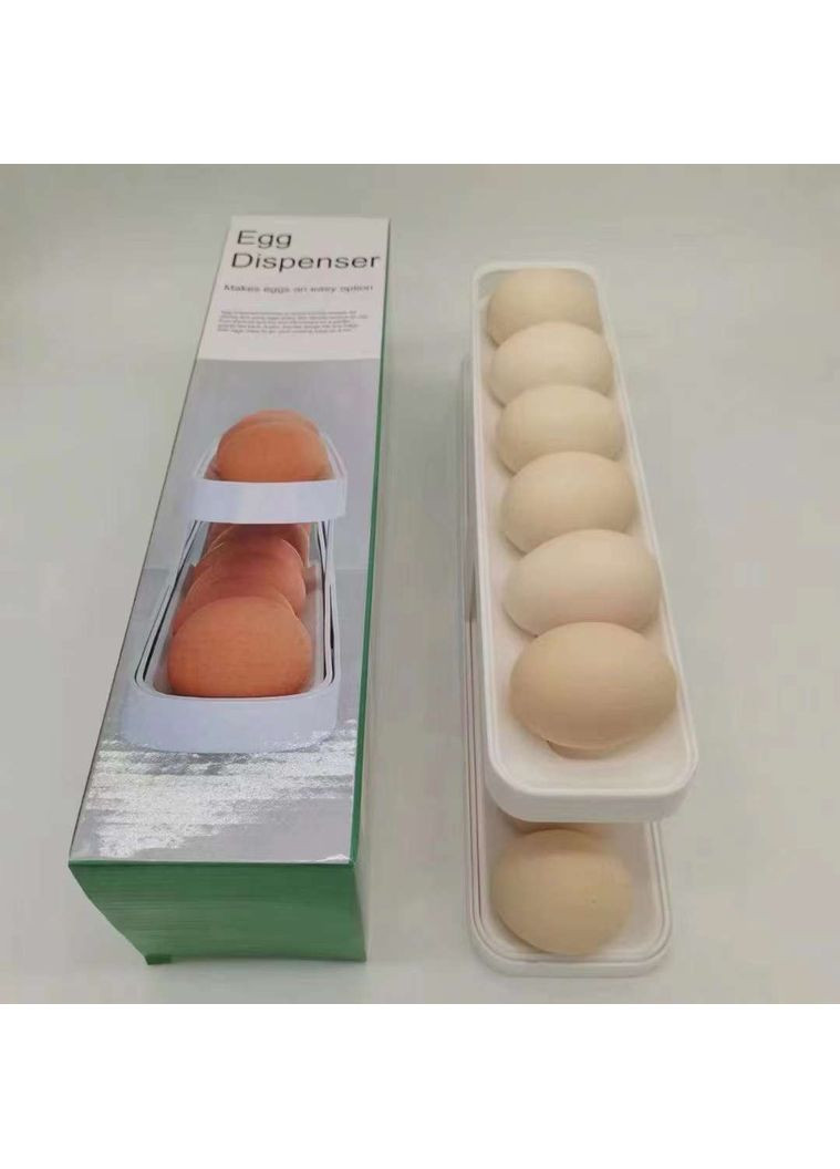 Контейнер-підставка для зберігання яєць, двоярусний органайзер для яєць у холодильник China (366874368)