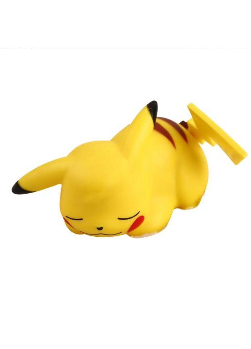 Ночник детский Пикачу 10 см желтый LED, прикроватный светильник для детей 7-12 лет и старше No Brand (364191284)