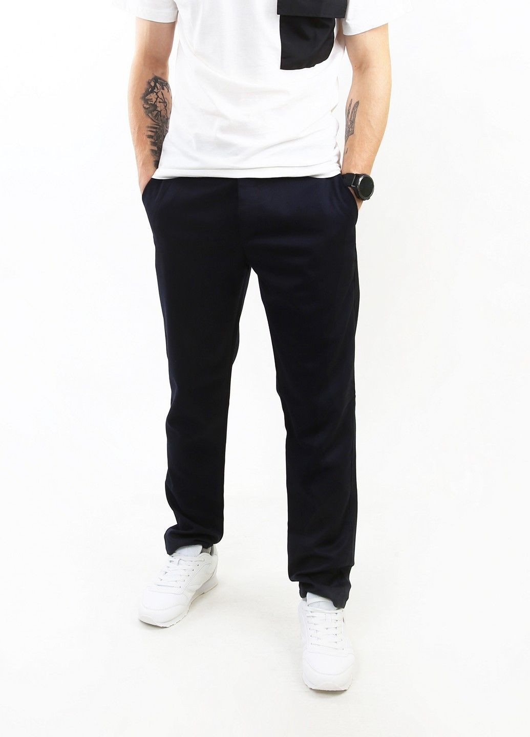 Темно-синие демисезонные брюки Mtp