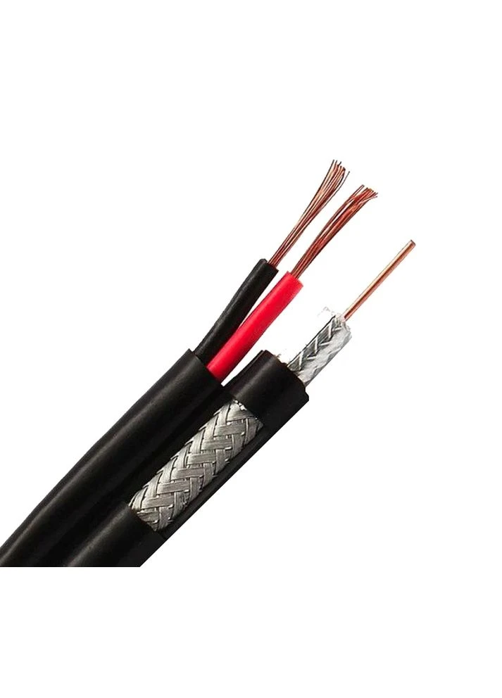 Кабель коаксіальний B305-RG59CU + 2x0.5mm CU з живленням бухта 305м Ritar (402038960)