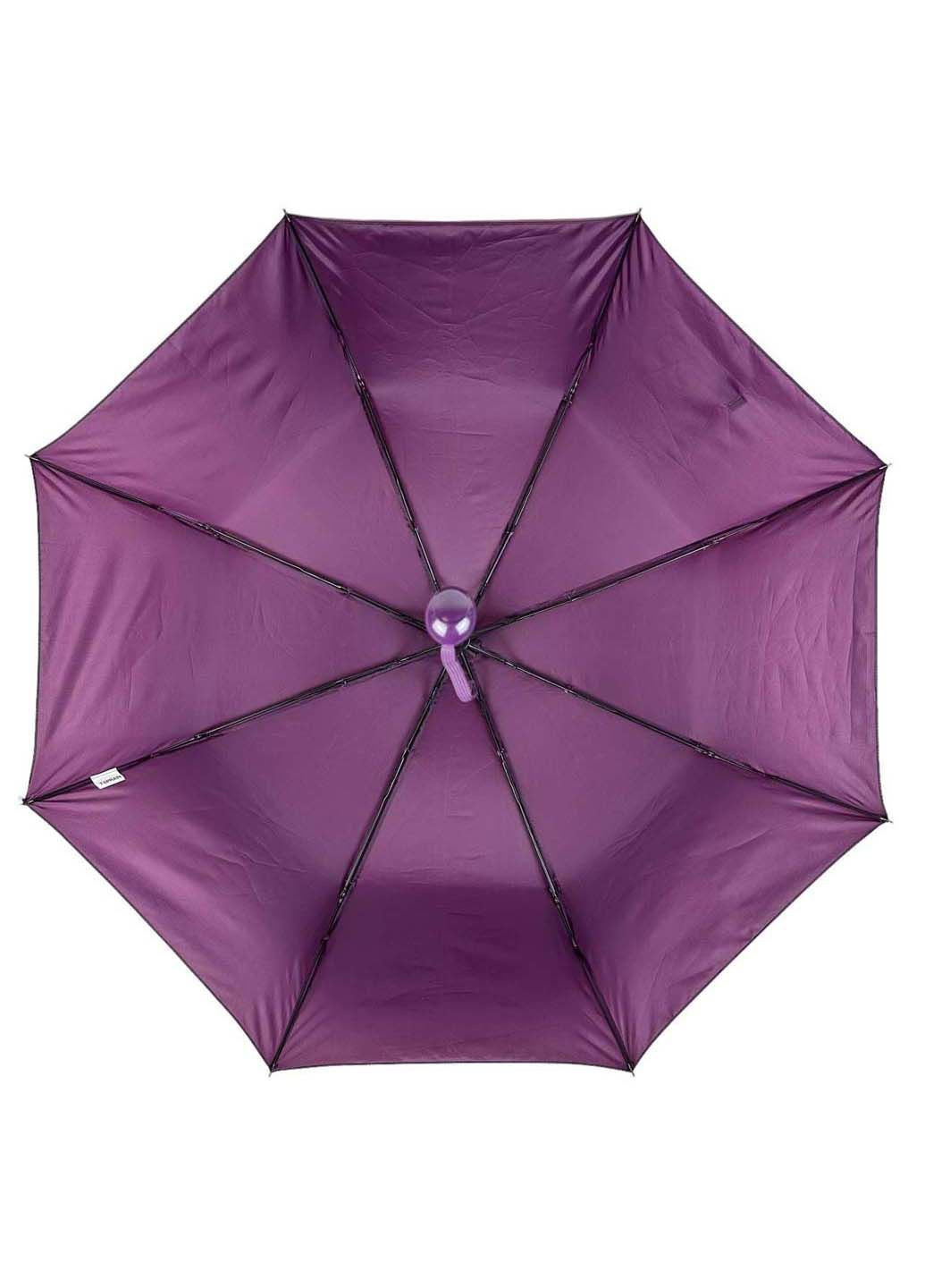 Женский однотонный зонт полуавтомат на 8 спиц Toprain (289977423)