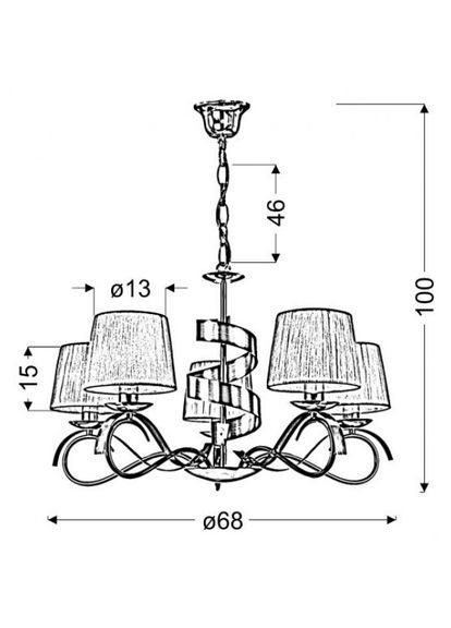 Люстра DENIS (35-23445) Candellux (361312953)