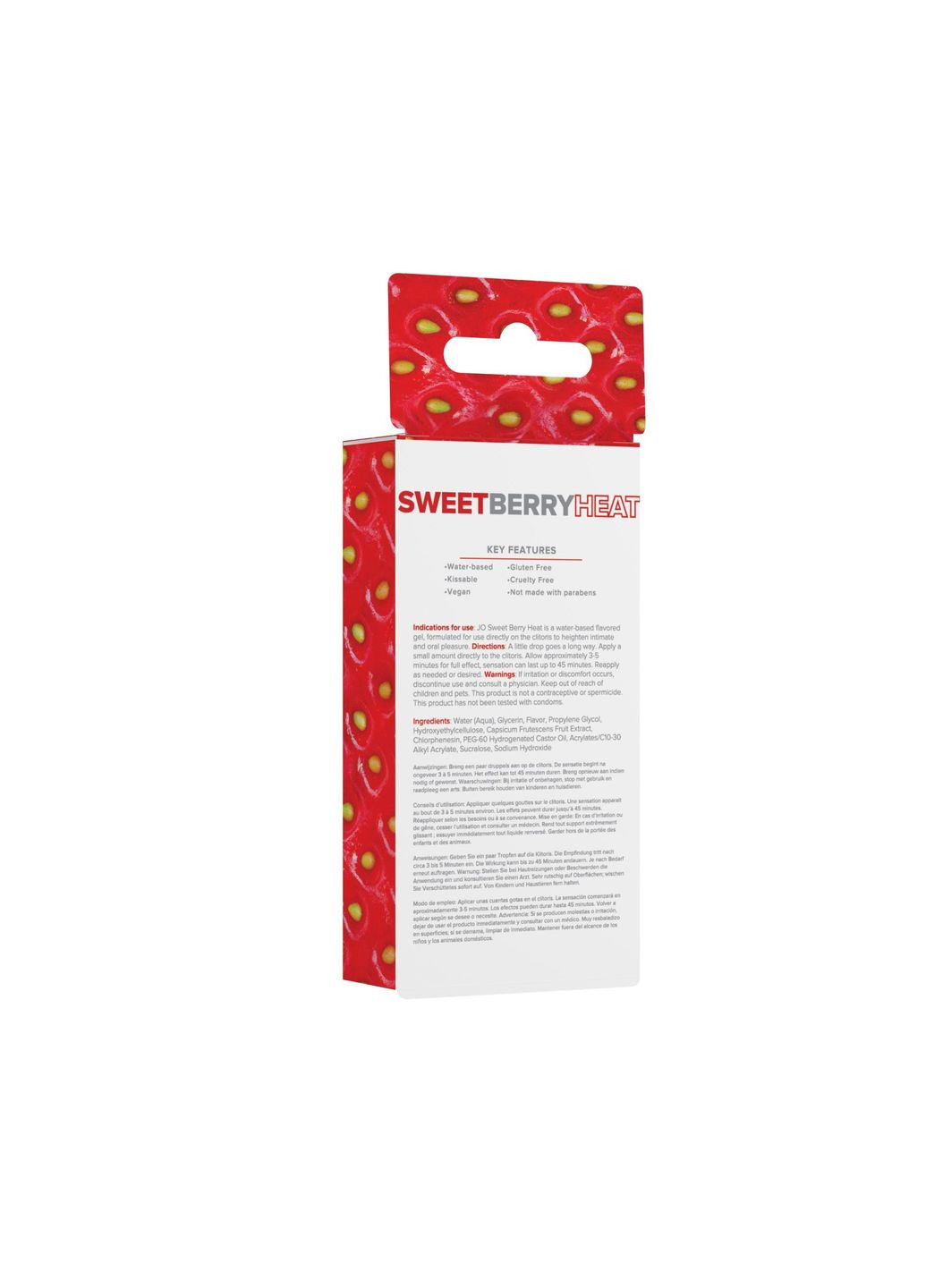Гель для клітора Sweet Berry Heat 10 мл CherryLove System JO (282850339)